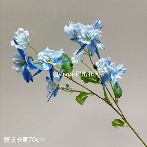Fleur artificielle Columbine Secret Garden 75cm, style rustique, décorations de mariage - Product Image 3