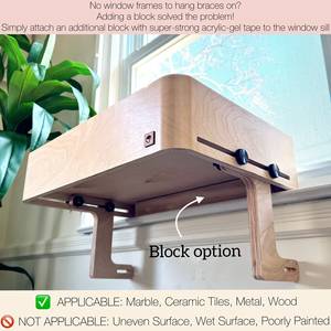 나무 조정 고양이 창 퍼치 고양이 해먹 등반 선반 넓은 공간 고양이 수면 놀이 및 라운징을위한 매트와 행복 - Product Image 4