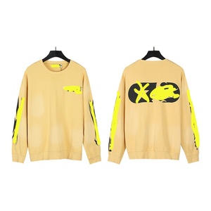 Vendita Diretta dalla Fabbrica, T-shirt Invernale a Maniche Lunghe in Puro Cotone con Stampa NFC Hell and Star, Stile Casual Oversize per Uomo e Donna - Product Image 5