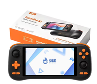 Consola de Juegos Portátil K56 Pantalla Táctil de 5.5'' Batería de 5000mAh Android 14 CPU Octa-core Wi-Fi/BT Resolución 1280x720