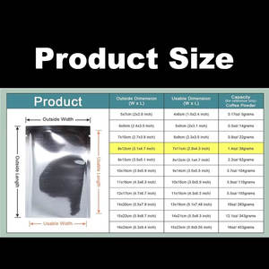 מארים אריזת פלסטיק עמיד אור הוכחה חום 3 צידה אוורור צד מזון איטום אלומאיר שקיות נייר עבור אחסון מזון - Product Image 4