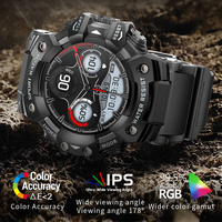 Reloj Inteligente Deportivo LC21 para Hombre con Pantalla TFT, Resistente al Agua IP68, Linterna con Zoom, Brújula, Multifuncional, Llamadas Bluetooth