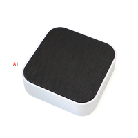 Nouveau design ABS électronique charnière boîtier en plastique interrupteur boîte de connecteur boîtier smart home AK-S-123 98x98x32mm