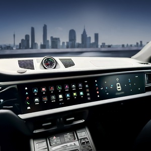 Écran tactile de 12,3 pouces parfaitement adapté avec CarPlay sans fil et <span class=keywords><strong>Android</strong></span> <span class=keywords><strong>Auto</strong></span>, mise à niveau de l'écran double pour Porsche Macan 2014-2017 - Product Image 1