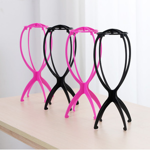 Wig Display Stand Plastic Portable Detachable Wig Holder For Women Hair <b>Accessories</b> - Product Image 2