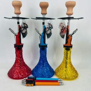 NOUVEAU Narguilé El Bomber EL PUDGO X KMTM Shisha El Bomber Chin <span class=keywords><strong>Chopa</strong></span> Hookah Set Luxury Shisha Set Stainless Steel Hookah - Product Image 6