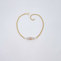 Bracelet ajustable en or jaune 18 carats avec diamant rose de laboratoire taille émeraude romantique et diamant de laboratoire couleur fantaisie pour femme, création de designer