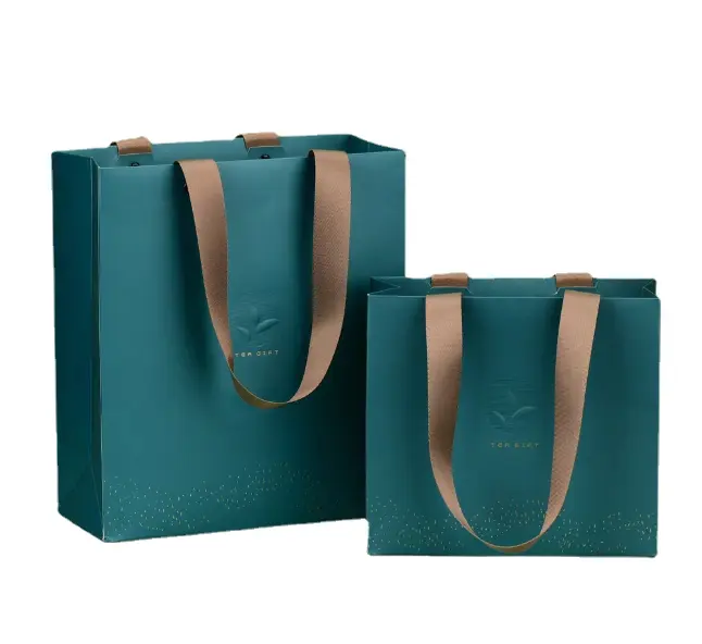 Kraft paper bag can be customized to your desired pattern gift paper bag big size