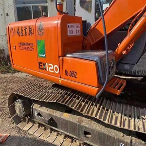 Excavatrice d'occasion HITACHI EX120 de qualité supérieure et abordable, conforme aux normes internationales, 12 tonnes, pour l'agriculture, avec certifications CE et EPA - Product Image 3