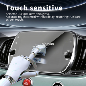 Adesivi per Auto Pellicola Protettiva in Vetro Temperato per Schermo Digitale Cruscotto Pannello Carplay Accessori per Veicoli per <span class=keywords><strong>FIAT</strong></span> 500 2024 - Product Image 5