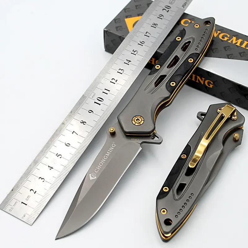 Amazon hot selling outdoor knives high hardness knives camping tactics Pocket Knife Folding