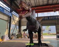 Spinosaurus animatronique de 8 m, taille réelle, en silicone, réaliste, fait main, dinosaures à vendre pour l'intérieur/l'extérieur, jardin, parc sportif