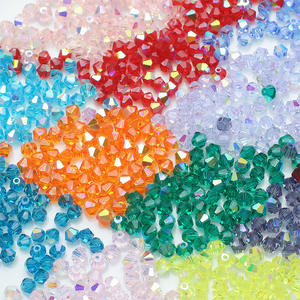 Zhubi AB Color diamante taglio vetro foro dritto perline anello alto trasparente a punta bracciale gioielli fatti da te sciolti natura cristallo - Product Image 3