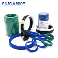 Kit de joints d'étanchéité pour vérins hydrauliques NUOANKE, fabriqué en Chine, avec joint d'essuie-tout en PU pour tige de piston, joint d'huile hydraulique UN KDAS V, joints hydrauliques