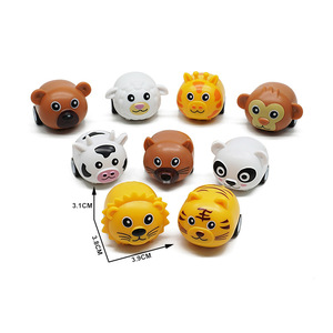 Voiture jouet miniature à rétrofriction en plastique PP de 5 cm (2 pouces) couleur mate, capsule distributrice, vente en gros Yiwu, pour enfants de 5 à 7 ans - Product Image 1