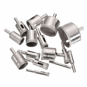 Diamond Hole Saw <b>Set</b> 6-50Mm For Glass <b>Tile</b> Drilling Metal <b>Drill</b> <b>Bits</b> With Carbide Tip Metric Size - Product Image 1