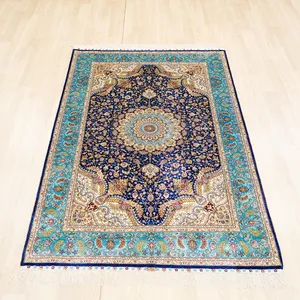 122x183cm cổ Ba Tư lụa Thảm Tay Thắt Nút làm bằng tay Phương Đông thảm (tj842a) - Product Image 2