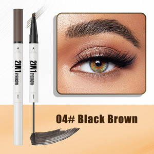 <span class=keywords><strong>Crayon</strong></span> à sourcils <span class=keywords><strong>liquide</strong></span> double tête 2 en 1, teinture pour sourcils, imperméable, longue tenue, anti-bavures, <span class=keywords><strong>crayon</strong></span> à sourcils en <span class=keywords><strong>cire</strong></span> - Product Image 2