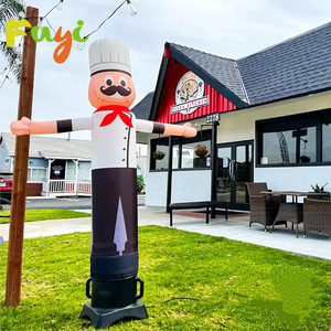 Mascotte gonflable de chef <span class=keywords><strong>AIRFUN</strong></span> pour restaurant arabe, ballon de bienvenue pour la décoration et la promotion des magasins et restaurants - Product Image 1