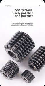 Fresas de Precisão em Material de Carboneto, Cortador de Engrenagem de Alta Eficiência, Precisão DIN-AA, Compatível com CNC, Ampla Gama de Módulos - Product Image 6