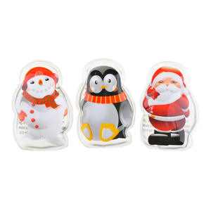 Chauffe-mains en PVC en forme de Père Noël, chaleur instantanée, chauffe-mains en gel portables pour l'hiver - Product Image 3