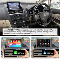 Kit d'interface décodeur sans fil Apple CarPlay et Android Auto pour mise à niveau d'écran OEM Lexus HS250h 2009-2018