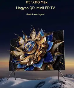 TCL 115X11G Max 115-Zoll 4k 144Hz QD-Mini led 4GB+128G intelligenter Riesenbildschirm Fernseher