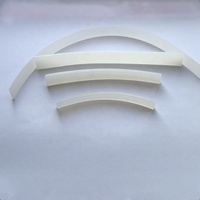 Extrusion de barre plate en PVC chlorure de polyvinyle blanc Profil de bande rectangulaire en plastique PVC Barre plate en plastique solide