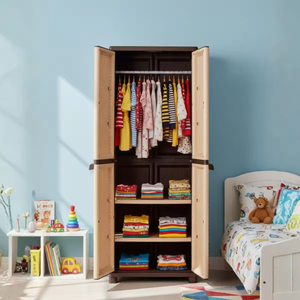 Multifunctional Foldable <b>Storage</b> <b>Box</b> Plastic Stackable Container with Rattan Pattern and Hanging Capability for Home - Product Image 5