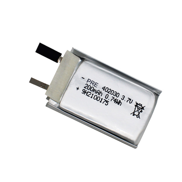 402030 Rechargeable Lipo Battery Smartwatch Compatible 3.7V 3.8V 3.87V Polymer Lithium Ion Pouch Batteries 150mAh 200mAh 300mAh