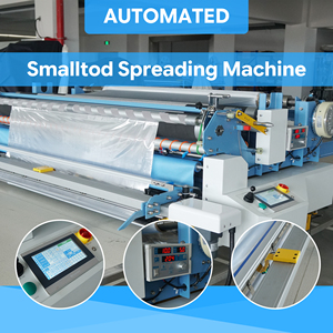 Máquina Automática para Colocar Telas Blue Lotus 1205E con Motor para Forros Tejidos, Uso en Talleres de Confección y Corte en Masa - Product Image 3