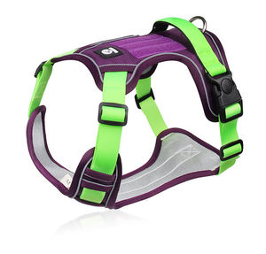Hot Selling Adjustable Nylon Dog Harness Breathable Vest Reflective <b>Padded</b> Protective Cover Wholesale Outdoor Pet Sports No Pull - Product Image 4