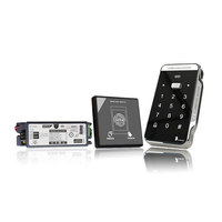 Kit de Interruptor Inteligente con Teclado de Control de Acceso Inalámbrico, Compatible con Contraseña, Tarjeta y Huella Dactilar, Tres Métodos para Abrir la Puerta