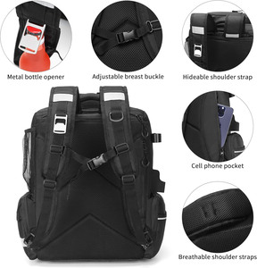 Échantillon Gratuit - Sac à Dos de Pêche Léger et Résistant à l'Eau en Polyester 20-30L pour Utilisation en Mer - Sac de Rangement à Bandoulière pour Matériel de Pêche - Product Image 2