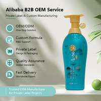 Shampoo liquide nourrissant à l'eau de riz biologique pour cheveux secs 500ml, marque privée, OEM, ODM, fournisseur d'usine en Chine