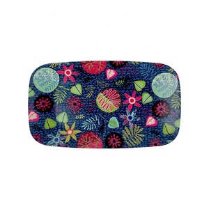 Bandejas de Plástico para Alimentos, Diseño Innovador, Fibra de Bambú, 11.5, 12, 14.5, 15, 17 Pulgadas, Bandeja para Servir Alimentos con Diseño Impreso, Gran Venta <span class=keywords><strong>2026</strong></span> - Product Image 1