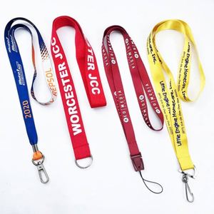 Wholesales Custom Design Dye <b>Polyester</b> Safety Sublimation Printing Logo Neck Key Chain Nylon <b>Lanyard</b> Card Holder With Hook Lanya - Product Image 3