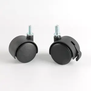 Plastik-Bürostuhl Ersatz Rotorrad Stiel schwenkbarer Typ leichtgefertigte Möbel-Radroller mit Bremse - Product Image 1