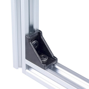 Angolo retto elemento di collegamento tassello triangolo 90 gradi connettore angolo L forma staffa angolare per il profilo di estrusione in alluminio - Product Image 6