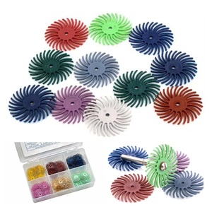 Kit <span class=keywords><strong>de</strong></span> Discos Abrasivos Radiales OEM con Cepillo <span class=keywords><strong>de</strong></span> 3 Vástago y 80 mm # -2500 #   Accesorios <span class=keywords><strong>para</strong></span> Herramientas Rotatorias: Rueda <span class=keywords><strong>de</strong></span> Pulido <span class=keywords><strong>de</strong></span> Precisión - Product Image 6