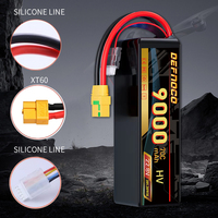 Batería Lipo DEFNOCO de Alto Voltaje 9000mAh 6S 22.8V 70C, Batería Ligera para Drones FPV RC UAV