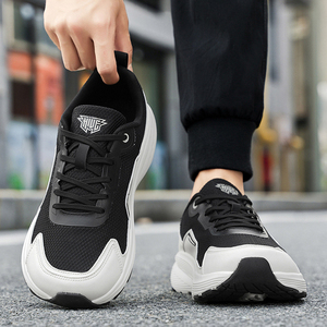 Chaussures <span class=keywords><strong>de</strong></span> course légères et respirantes pour hommes, en maille Fly Knit, avec fermeture à lacets, semelle intermédiaire amortissante, pour toutes les saisons, chaussures <span class=keywords><strong>de</strong></span> marche décontractées - Product Image 3