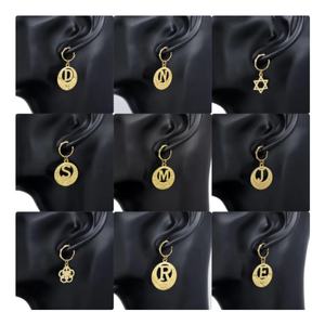 JXX Fashion Custom Wholesale 24K Gold-Plated Drop Earrings <b>Brass</b> Vintage Charm Dangle Classic Style for Kiribati Micronesia - Product Image 1