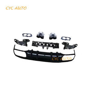 Difusor de parachoques trasero W205 <span class=keywords><strong>AMG</strong></span> C43S para <span class=keywords><strong>Mercedes</strong></span> Benz <span class=keywords><strong>C</strong></span> CLASS W205 <span class=keywords><strong>AMG</strong></span> Coupe kit de carrocería 2015 2016 2017 2018 <span class=keywords><strong>2019</strong></span> - Product Image 5