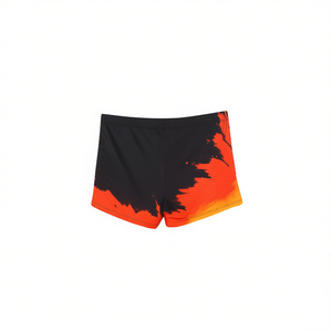 Shorts de plage d'été pour femmes HDJ, séchage rapide, cordon de serrage, taille haute, dégradé de couleurs, maillot de bain décontracté, M/L/XL/XXL - Product Image 1
