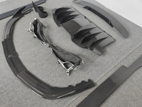 Pour Ferrari 458 Spider V style fibre de carbone bord de pare-chocs avant diffuseur arrière jupe latérale becquet feu arrière calandre kit de carrosserie