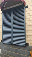 AS2047 TOMA Fenêtres en aluminium Persienne de porte Persienne à battant Volets en aluminium