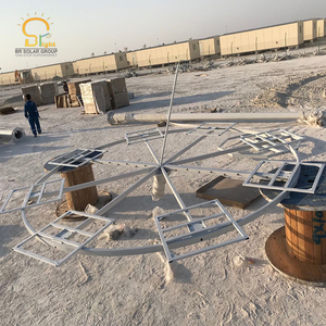 Hệ Thống Chiếu Sáng Năng Lượng Mặt Trời Pin Năng Lượng Mặt Trời Đèn Led 15M 20M 25M 30M Cực 600W Công Suất Led Trung Bình Cột Cao - Product Image 3