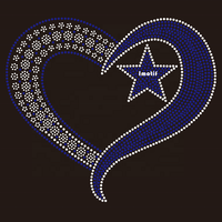 Transfert thermocollant en strass silhouette de danseuse pour T-shirt DIY, cadeau pour maman