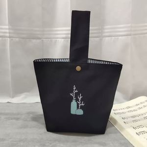 Bolso de Mano de Algodón para Mujer, Ecológico, Reciclado, con Estampado Bonito, Bolso Tote de Lona con Asa de Algodón - Product Image 6